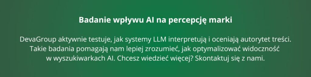badanie wpływu AI na percepcję marki