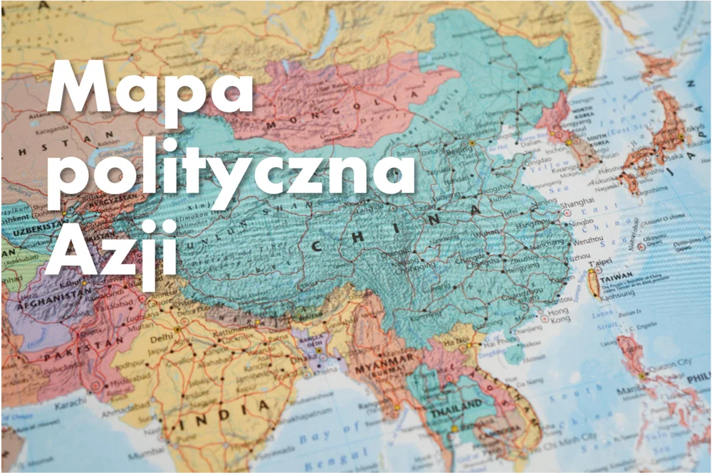 Azja - mapa