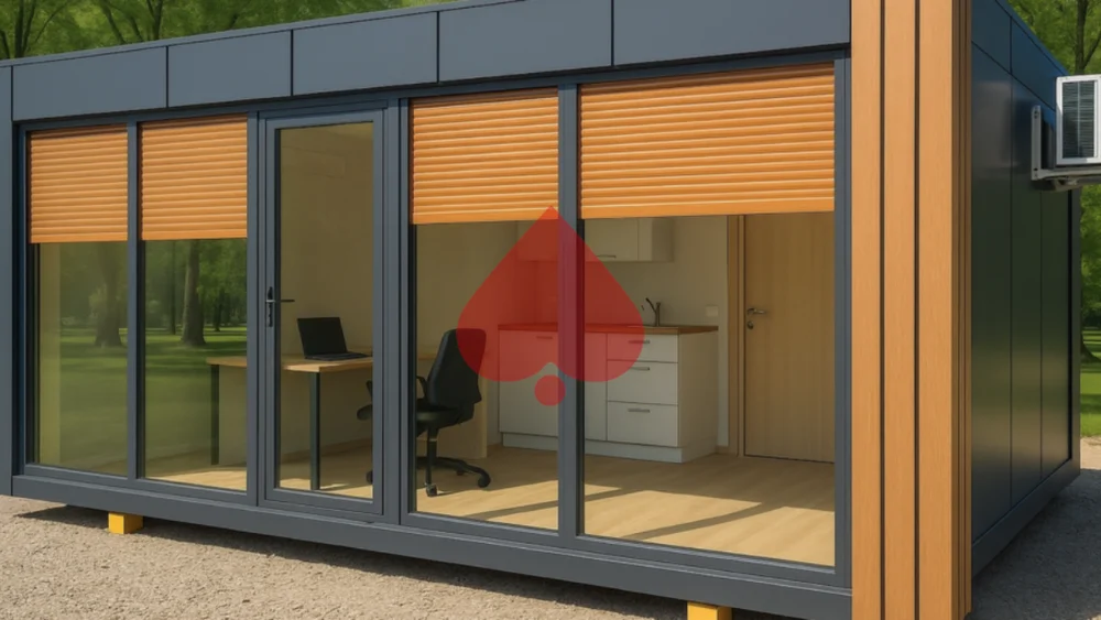 kontener biurowy - front